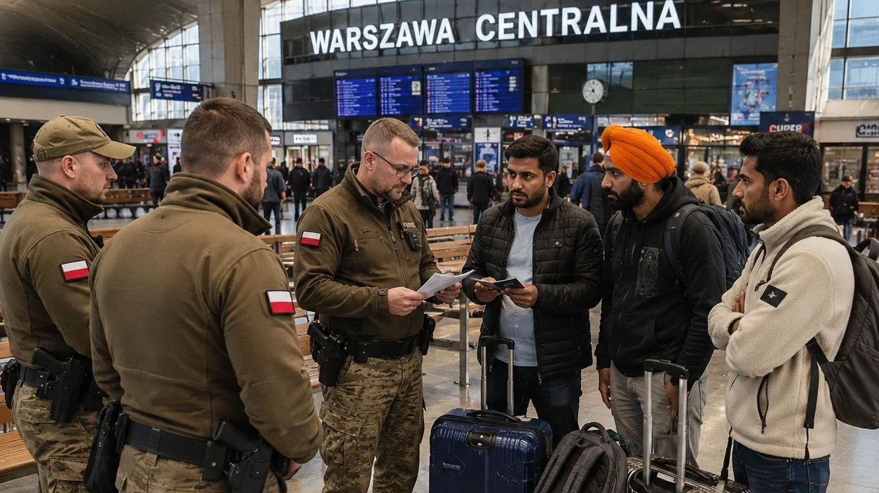 У центрі Варшави чоловіки у формі перевіряють іноземців: поліція розслідує ситуацію